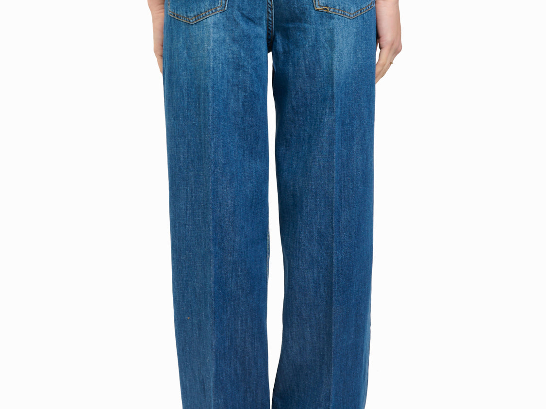 Goldenpoint Jeans Flare Donna Con Frange – Denim Elasticizzato, Vita Media, Lunghezza Cropped Alla Caviglia
