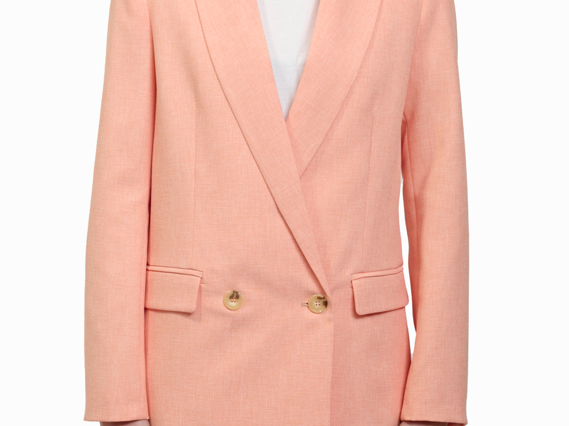 VICOLO GIACCA DOPPIO PETTO PESCA